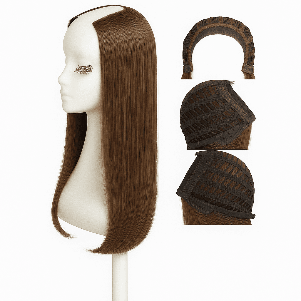 Semiperucă 4 Șaten Mediu