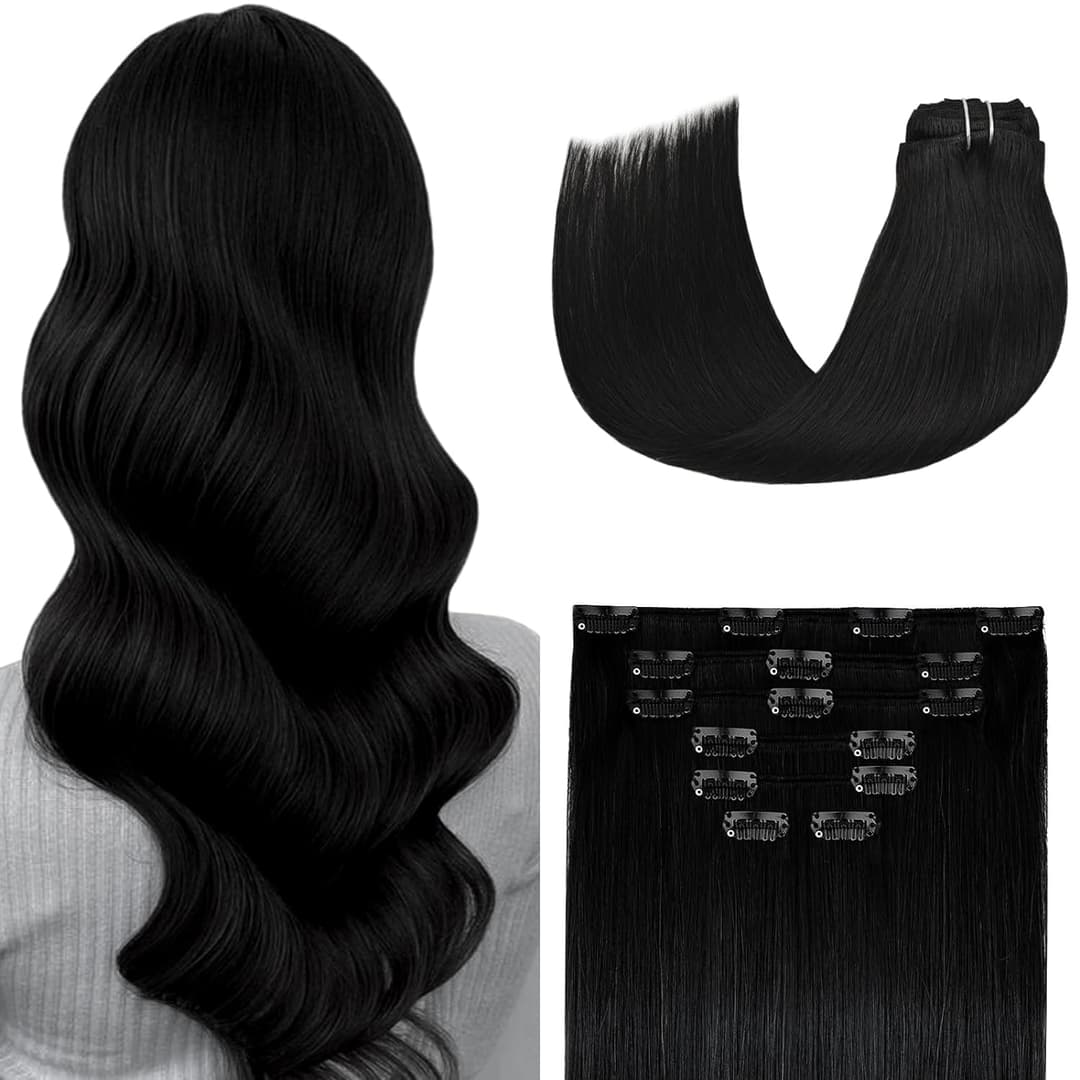 Extensii Clip-On Aoro #1 Negru