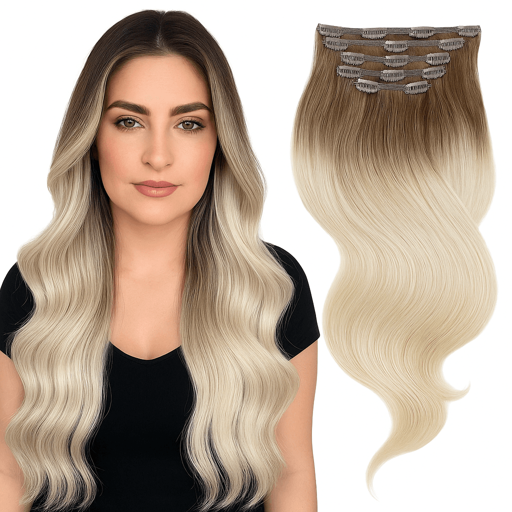 Extensii Clip-On Aoro Ombre #7 #100