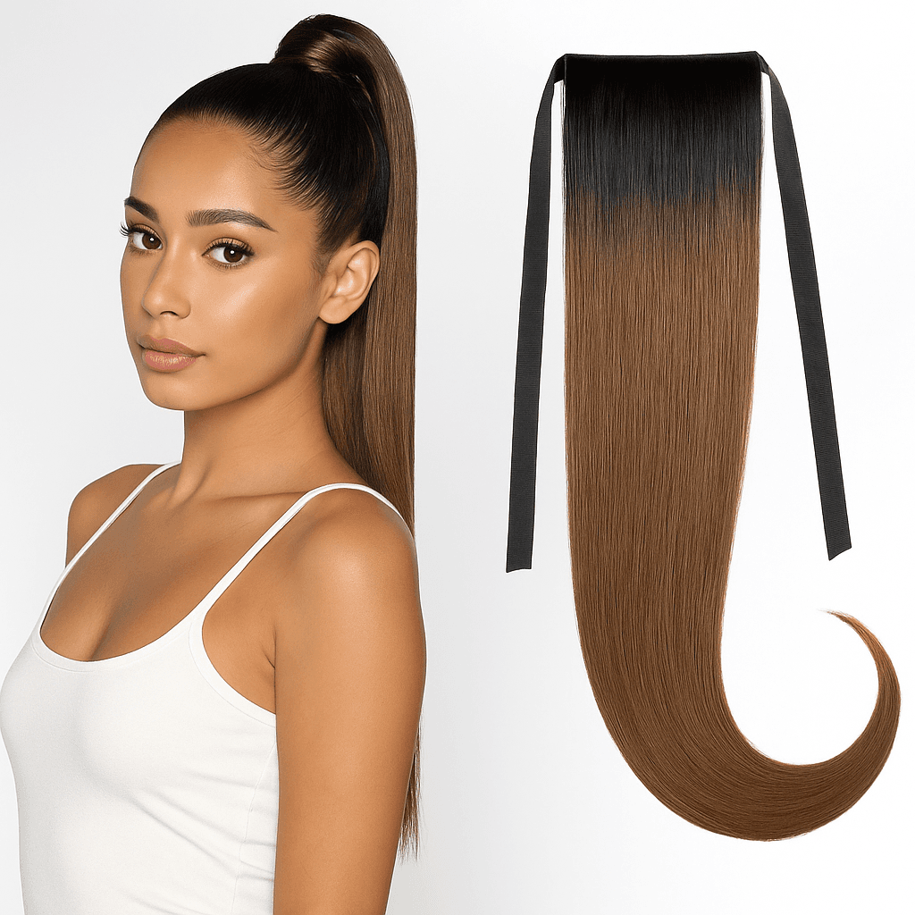 Coada de Păr Luxe Ombre #2 #8