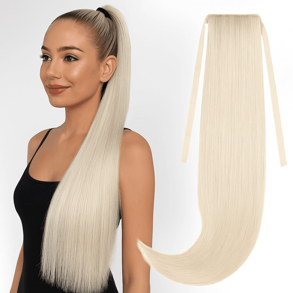 Coada de Păr Luxe Silver