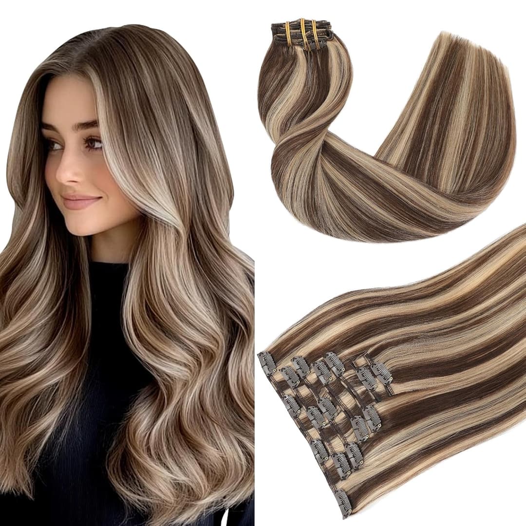 Extensii Clip-On Luxe Balayage #9A #60