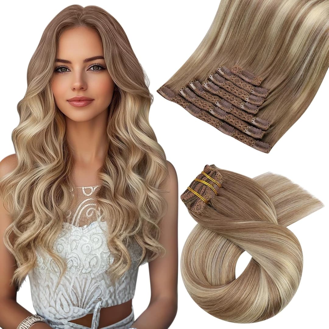 Extensii Clip-On Luxe Balayage #7 #18