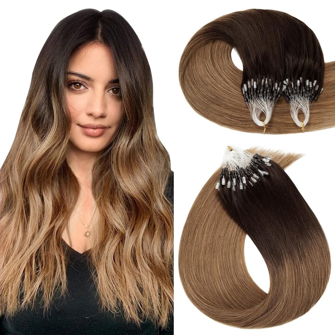 Extensii Microring Russian Hair Ombre #2 #8