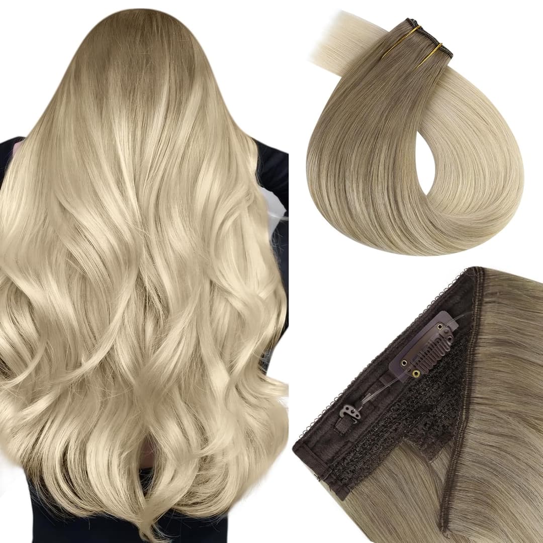 Extensii de Păr Flip In Aoro Ombre #7 Silver